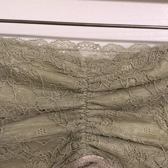 SOLD NWT Free People Lace bandeau L $38 Champagne - Picture 5 of 7